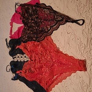 Lot Of 4 Size M Victoria's Secret body- suits